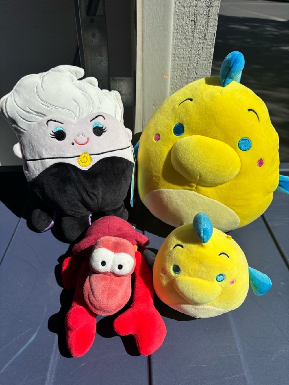 Disney The Little Mermaid Plush Set - Yellow Flounder & Friends